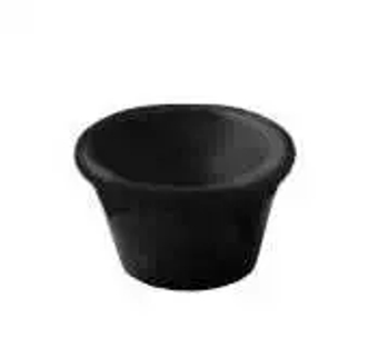 MRF450BL   MRF450BL Fluted Ramekin, Melamine, 4 oz. Capacity, Black, Melamine, Black