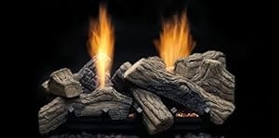 27" Natural Blaze See-Through Log Set for NBST27 Burner - Logs Only