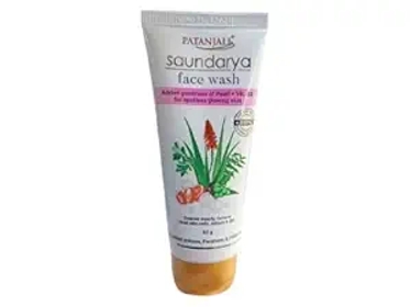 patanjali pure  natural SAUNDARYA FACE WASH 60 G
