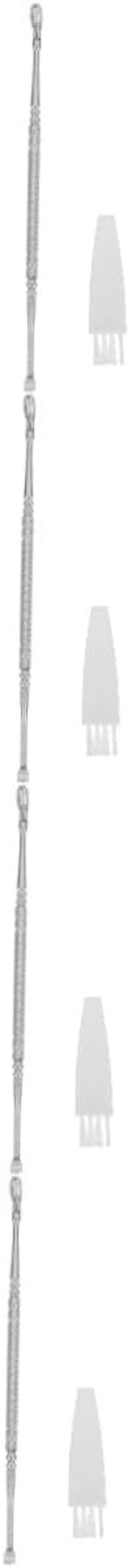 4pcs Spiral Ear Spoon Household Earwax Tool Ear Spring Tool Ear Wax Picks Ear Wax Removal Ear Wax Tool Ear Curette Compact Ear Cleaner Outdoor Stainless Steel Ear Pick