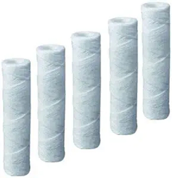 – 5 Pack Water Filter Cartridges Compatible with Campbell 1C9-30 Models – Removes Bad Taste and Odor – Whole House Replacement Filter Cartridge – 5 Micron – 9-3/4" Filter Cartridge