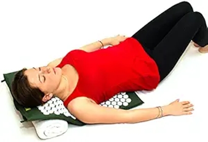 Acupressure Mat for at Home Back Pain Sciatica Fibromyalgia Relief