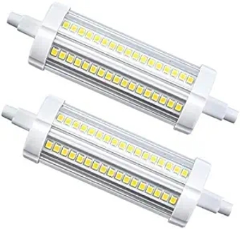 20W R7S J118 LED Light Bulbs 120V R7S Base T3 Double Ended 200W Tungsten Halogen Bulb Replacement Bulbs for Workshop Lighting Floor Lamps (Daylight 6000K, 2-Pack)