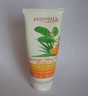 Ramdev Patanjali Patanjali Orange Aloe Vera Face Wash With Neem & Tulsi 60 Gm