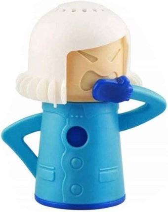 Chilly Cold Mama Fridge Cleaner Baking Soda Freezer Odor Absorber & Freshener Holder, Cool Mama Refrigerator Deodorizer Freezer Odor Household Kitchen Tools, Blue