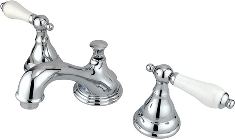 KINGSTON BRASS KS5561PL Royale Widespread Bathroom Faucet, Polished Chrome