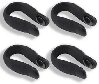 4pcs Acupressure Hand Pressure Point Clip,Migraine Relief Clip,Acupressure Clip Clip,Stress Reduction Wearable Headache (Black)