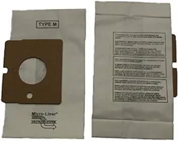 10 for  Type M Magic Blue 51195, 50101 Premium Allergen Canister Vacuum Bags 10 in a Pack