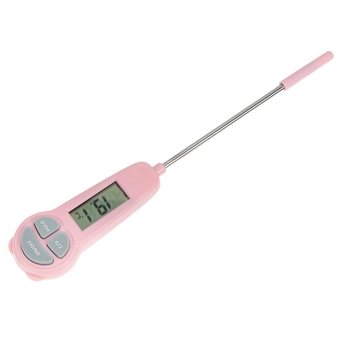 Food Digital Food, Milk Cooking Measuring Temperature for Liquid, Frying, Meat, Baking, Kitchen Supplies (Pink) Monitor