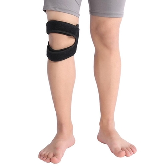 Patella Support Belt, Adjustable Pressure Kneepad for Sport, Running, Hiking and Fitness, Knee Brace Protector Strap