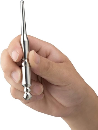Stainless Steel Manual Acupressure Pen-Trigger Point Massage Tool-Reflexology Pressure Point Massager Tool for Relaxing Deep Tissue (S)