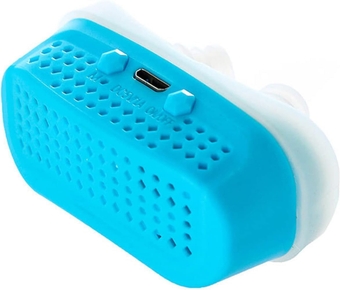 Anti Snore Device Electric Silicone Anti Snore Device Air Purifier Sleep Breathing Aids Anti Snore Nose Vents Plugs Portable Sleep Anti Snoring Nasal Dilator Nose (Color : Blue)