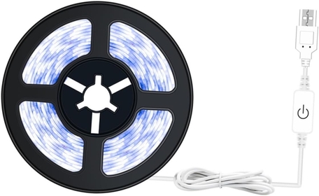 3pcs Touch Light Strip Background Tv Light USB Strip Light Led Light Remote RGB Tv Led Strip Lights Outdoor Led Strip Long Light Strips Led Tape Light Plastic Backlight