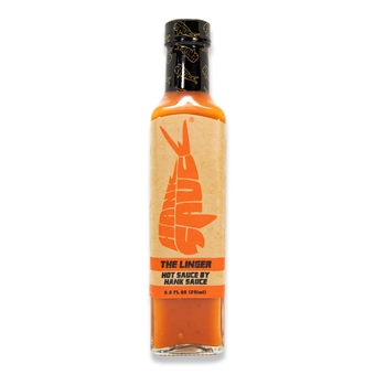 The Linger Hot  By   - Mild Italian Long Hot Pepper & Cayenne Blend Infused With Fresh Garlic & Olive Oil - Gluten Free - Multipurpose Craft Hot  - 8.5 Fl Oz (Pack Of 1)