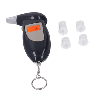 Breath Alcohol Tester, LED Keychain Alcohol Tester with Audible Alert, Testers