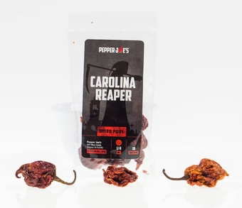 Joe’s Dried Carolina Reaper s – 1/4oz Bag of World’s Hottest Dehydrated  Pods – Whole Dried Chili s for Cooking and Spice Making (2 Pack)