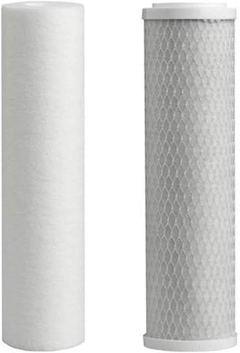 – 2 Pack Water Filter Kit Includes Sediment & Carbon Cartridges Compatible with WP560038 Models – Remove Bad Taste & Odor – Whole House Replacement Water Filter Cartridge - 5 Micron - 10” Inch
