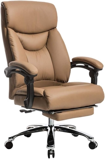 ZHAOLEI Office Chair Computer Desk Racing Chair PU High Back Large Seat and Tilt Function Ultimate Comfort Design with Extended Legrest and Recliner Bearing Weight