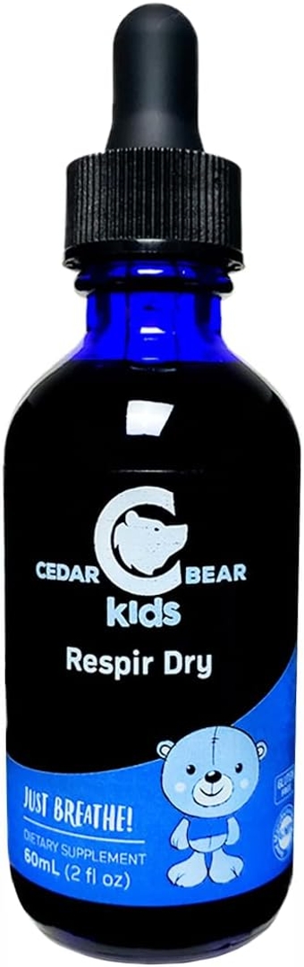 Respir Dry for Kids - Herbal Supplement That Dries Wet, Gunky Coughs, & Runny Noses 2 fl oz (Pack of 1)