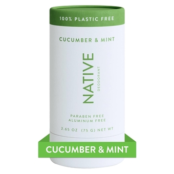 Deodorant Contains Naturally Derived Ingredients, 72 Hour Odor Control | Deodorant for Women and Men, Aluminum Free with Baking Soda, Coconut Oil and Shea Butter | Cucumber & Mint