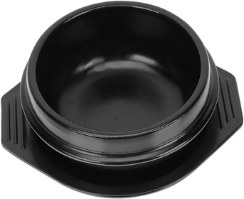 1 Set Bibimbap Pot Ceramic Cookware Chaffing Dishes Food Tray Hot Pot Kitchen Casserole Ceramic Kitchenware - Ceramic Casserole Bibimbap Bowl Cooking Pot With Base