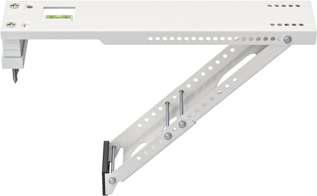 AC Window Air Conditioner Support Bracket, Universal for 12,000-24,000 BTU AC Units, Up to 165 lbs, Heavy Duty AC Mounting Bracket, Adjustable Extender Leg & Built-in Bubble Spirit Level