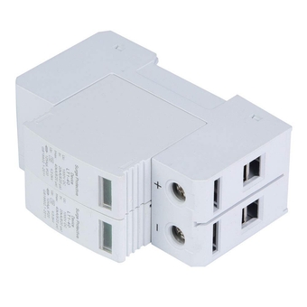 Parafoudre SPD Type 2, 2P Protective Device DC Photovoltaic Lightning Protector Low Voltage Arrester Solar Combiner Box (2P40KA)