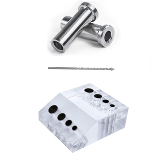 30 90 Degree Angle Drill Guide Cable Railing Kit CT09 Bundle with 100PCS Stainless Steel T316 Protective Sleeves Cable Railing Kit CR13