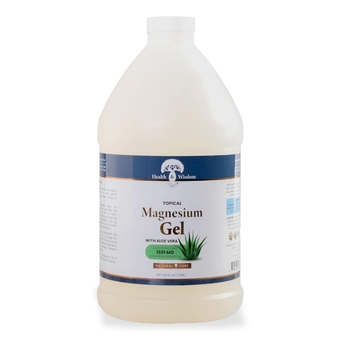 Magnesium Gel with Moisturizing Aloe Vera 64 oz | Topical Magnesium Spray  Lotion | Soothe Muscle  Joints | Natural  Pure