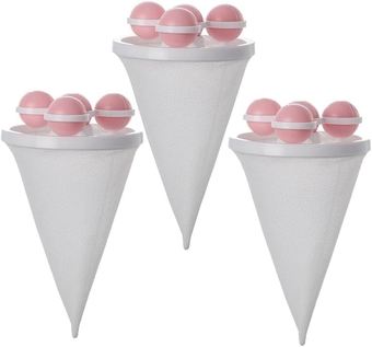 Floating Hair Filtering Mesh Removal,New Floating Hair Filtering Mesh Removal Washing Machine Wool Device,Hair Filter Cleaning Mesh Bag, Reusable Washer Hair Catcher (Color : Pink 3 Count)