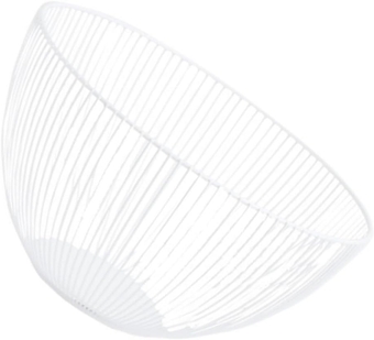 Practical Fruit Basket 1pc Fruit Basket Storage Basket Multi-purpose Drain Basket Snack Food Basket Fruit and Vegetable Basket Household Basket White Round Metal Quick Drain Basket