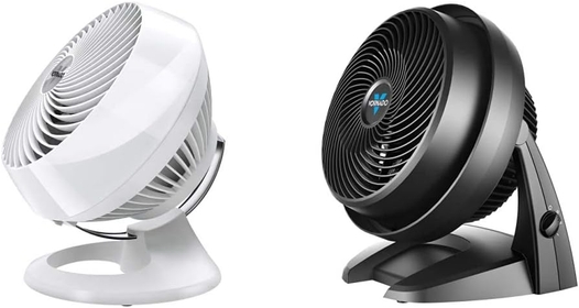 660 Large Whole Room Air Circulator Fan with 4 Speeds and 90-Degree Tilt, 660-Large, White & 630 Mid-Size Whole Room Air Circulator Fan