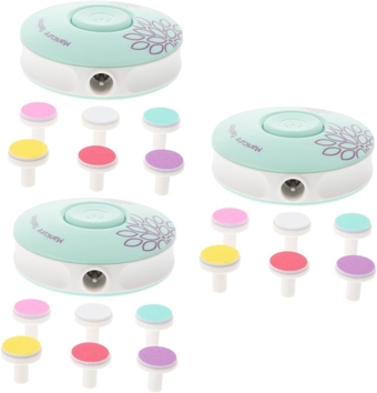 3pcs Electric Grinding Nail Electric Nail File Baby Electric Nail File Drill Electric Toenail Clippers Nail Care Tool for Rechargeable Nail Trimmer Nail Kit Abs USB Child Nail Art
