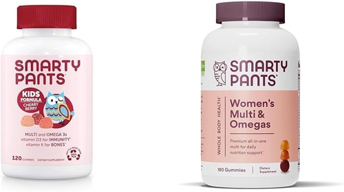 Kids Multivitamin Gummies & Women's Multivitamin Gummies: Omega 3 Fish Oil (EPA/DHA), Methylfolate