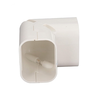 PVC Pipe Cover, Professional Easy to Install Air Conditioning Pipe Cover with Screws for Indoor and Outdoor Use