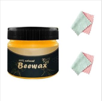 Wood Seasoning Beewax Wood Care Wax Solid Wood Maintenance Cleaning Polished Waterproof Wear-Resistant Wax Furniture Care (beeswax)