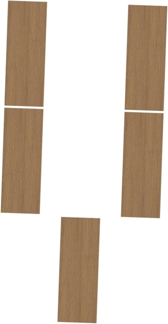 5pcs Wood Grain Floor Stickers Adhesive Flooring Peel and Stick Tile Peel and Stick Floor Sticker Peel and Stick Wall Tiles Carpet Tiles Restaurant PVC Non-Slip Wall Sticker