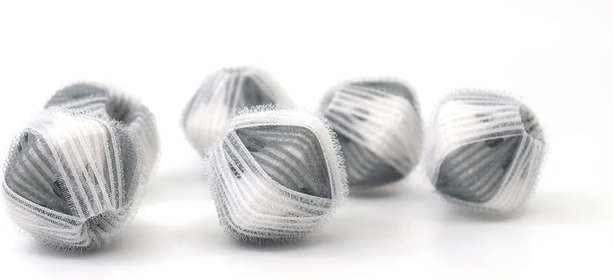 Dryer Balls for Pet Hair Removal. Laundry Lint Catcher for Laundry, Cat and Dog Fur Remover with Nylon Loops. Reusable, Long-Lasting and Washable. Pack of 6