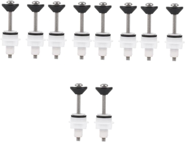10 pcs Water tank fixing screw toilet bolts replacement toilet screws heavy duty toilet bolts heavy duty hinges Toilet Seats Screws Replacement toilet lid Fastener Stainless steel
