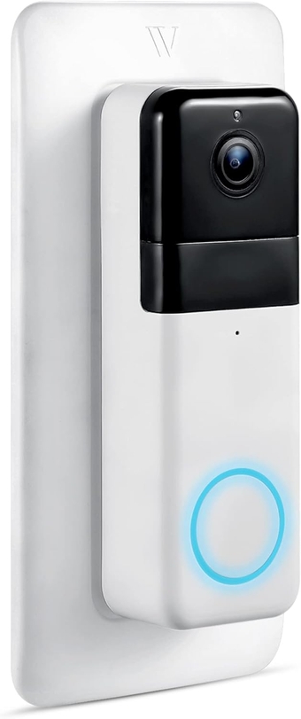 Wall Plate Compatible with Wyze Video Doorbell Pro - Weather Resistant Doorbell Mount for your Wyze Cam (1 Pack, White)