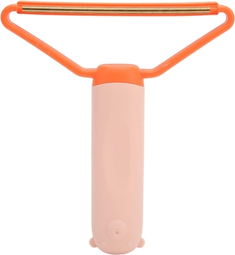 Pet Hair Remover, Portable Fabric Shaver Reusable Dog and Cat Fur Removal Tool Carpet Scraper Rakefor Carpet Clothes Furniture Couch(Pink)