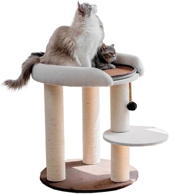 Cat Tree for Large Cats 20 Lbs Heavy Duty, Large Bed Cat Tree Combo - All-in-One Cat Climbing Frame