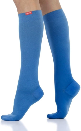 VIM & VIGR 20-30 mmHg Moisture-wick Nylon Compression Socks for Women & Men