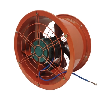 220V Industrial Exhaust Fan Axial Fan Cylinder Pipe Fan Wall Mounted Utility Blower for Factory Workshop Dedusting and Ventilation (14inch 250W 3530m³/H)