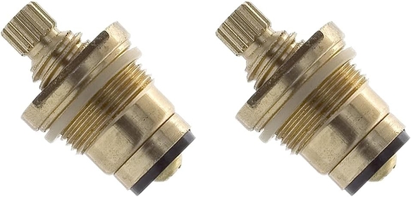 15339E 1B-2H Stem, for Use with Gerber Model Faucets, Metal, 1 Count (Pack of 2), Brass