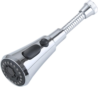 Faucet Shower Replacement Faucet Head Sturdy Faucet Sprayer Water Pipe Bowl Showerhead Extender Swivel Faucet Practical Faucet Aerator Kitchen Supplies To Rotate Abs Rotatable