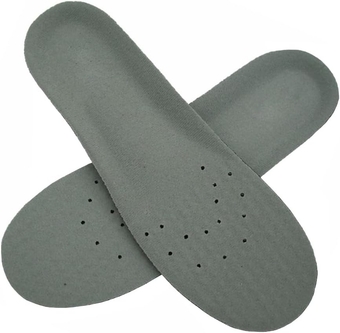 Plantar Fasciitis Orthotics PU Memory Foam Shoe Inserts, Comfort Insoles, Cushioned Arch Support, Heel Cushioning, Shock Absorption, Foot Pain Relief (Size M: US Men 6-8 or Women 7-9)