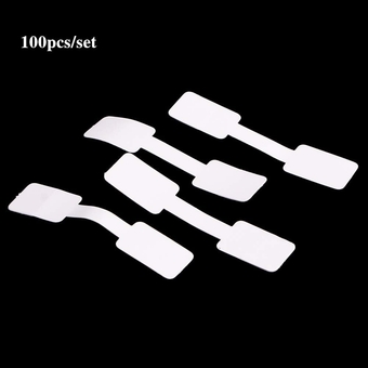 100pcs Blank Jewelry Sticker Jewelry Price Tags Stickers White Round Jewelry Labels Paper Stickers for Necklace Earring Jewelry Display Price