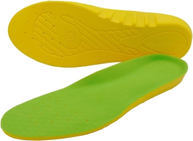 1 Pair Wide Fit Insoles Plantar Fasciitis Orthotics PU Memory Foam Comfort Shoe Inserts for Men and Women, Cushioned Arch Support, Shock Absorption and Foot Pain Relief (Men 7-9/Women 8-10)