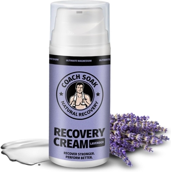 Magnesium Lotion with MSM - Natural Recovery Cream with Magnesium Chloride, Vitamin C & Menthol - Topical Magnesium - Rapid Absorption & Relaxation for Sore Muscles & Joints, Lavender 3.4oz